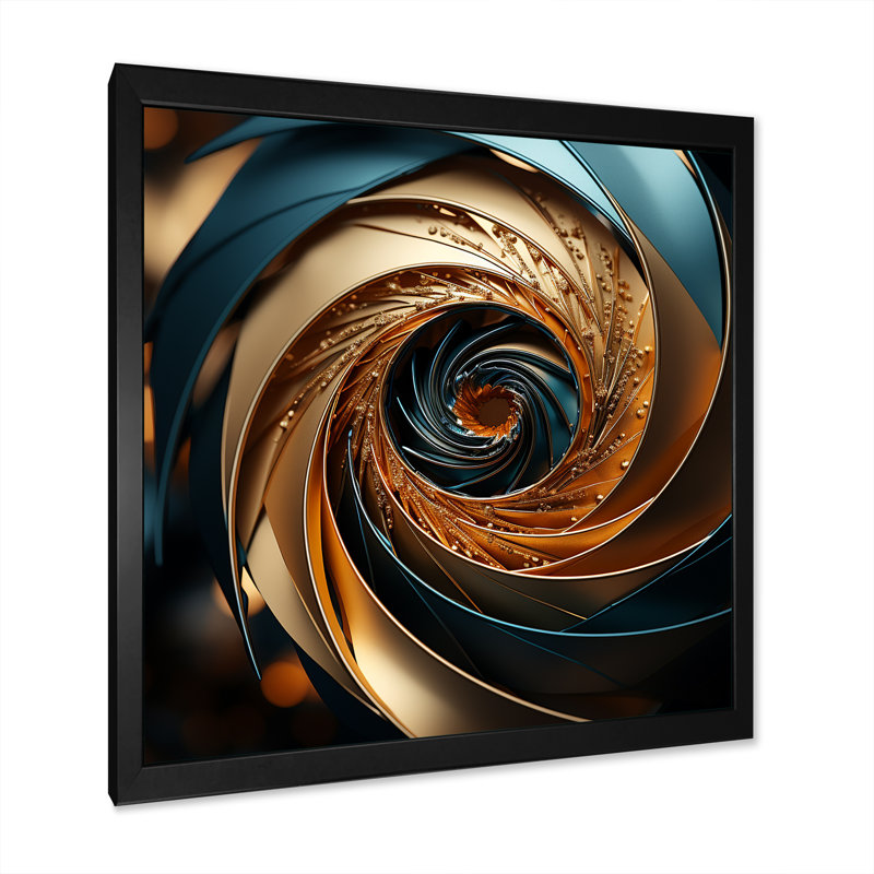 Golden Ratio Spiral I - Abstract Spirals, impression sur toile_106091, H 36 po x l 36 po x P 1,5 po