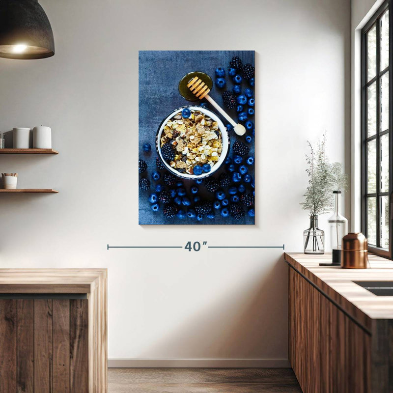 Yarlin Nutritious Dark Berries, 39" H x 26" W