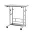 Adjustable Height and Modular Iron Computer Desk-741500039
