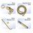 Double Handle Concealed Bathroom Complete Shower System with Balance Valve Rain Showerhead-88553916