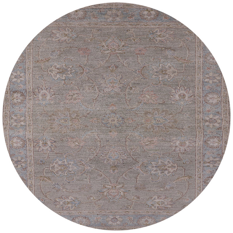 Kor Oriental Indoor Rug, Round 6'