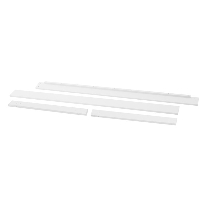 Rails de lit complet piedmont, Blanc