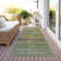 Washable Striped Indoor / Outdoor Rug