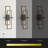 24" Modern LED integrated Wall Sconces 3000 K Warm Light Dimmable Black