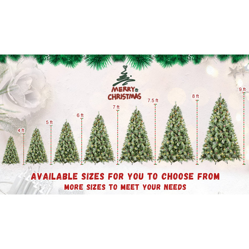 Arbre de Noël 7 pi, H 7 pi