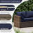 Outdoor 5" Replacement Cushion Set Seat/Back Cushions (Set Of 6 Cushions, 6 Backrests, 2 Corner Cushions)-Cushion Set Only-1650688625