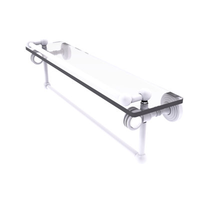 Jarrell 1 Piece Glass Bracket Shelf