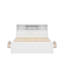 Très grand lit avec tête de lit à rangement multiple, port USB et tiroirs-1073735601