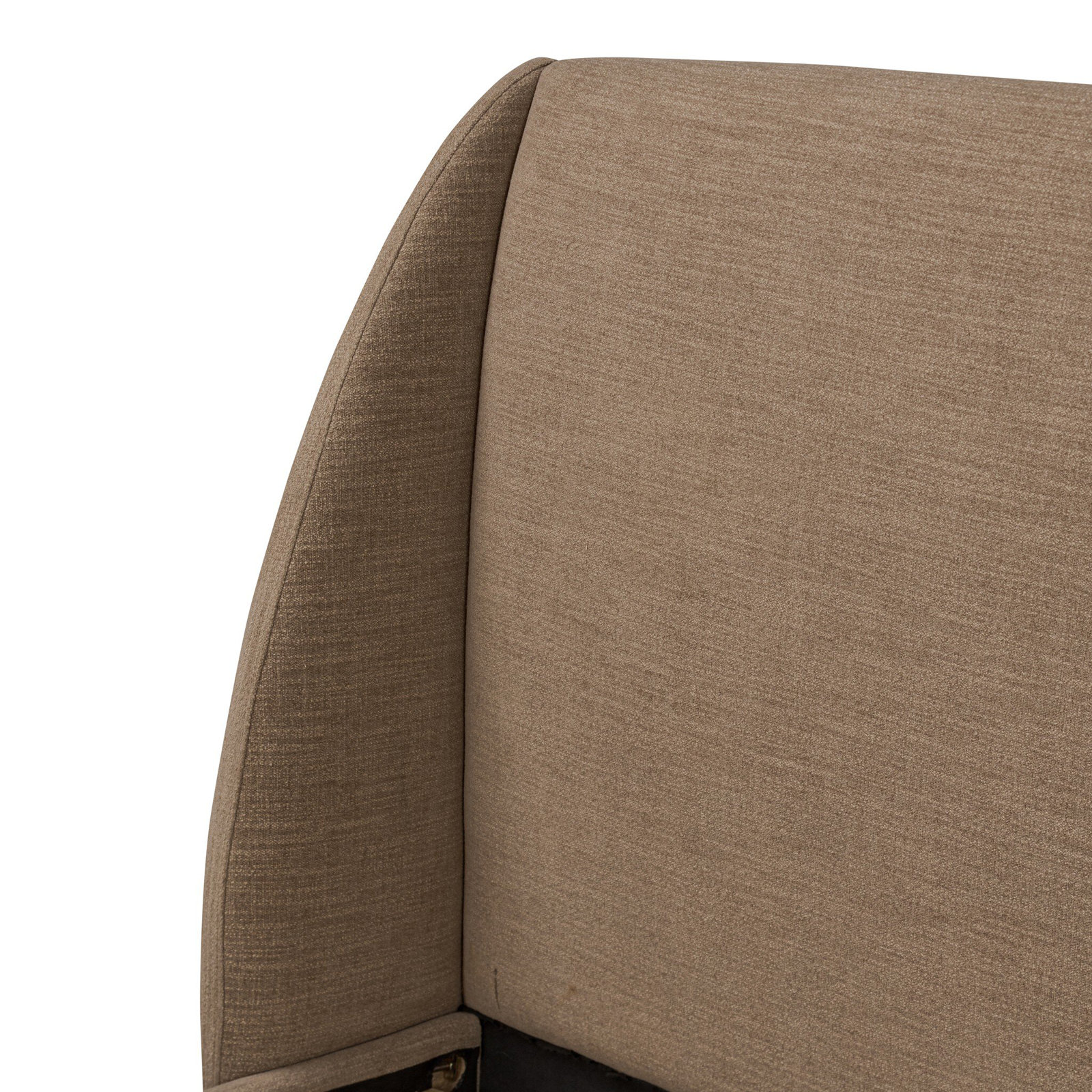 Hallward Wingback Oak Bed, King, Laken Taupe