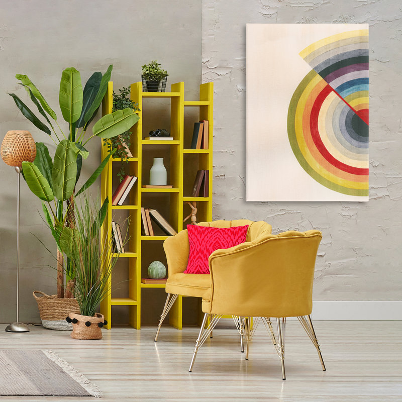  «Round Alternating Stripes» par Grace Popp, H 45 po x l 30 po