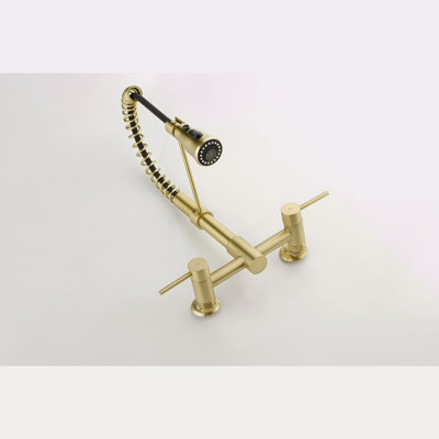 3 Functions Wall Mounted Bridge Kitchen Faucet