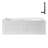 Streamline 60 in. x 32 in. Acrylic Left-Hand Drain Alcove Bathtub in Glossy White With External Drain-108301917