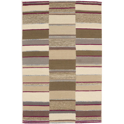 Performance Wool Striped Indoor Rug