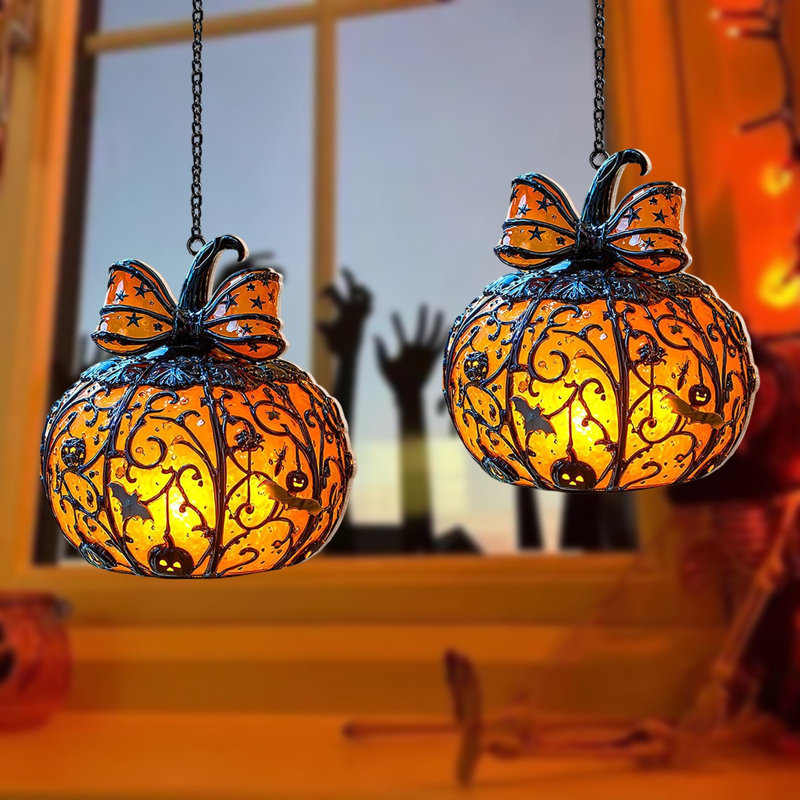 Ornements d'Halloween citrouille lanterne