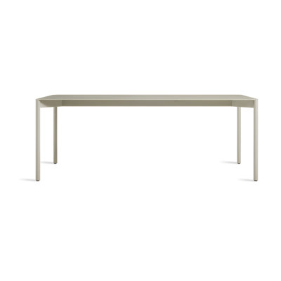 Comeuppance 80'' Metal Outdoor Dining Table