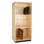 Diversified Spaces Perspective School Classroom Art Portfolio Storage Cabinet, 3 Shelves, Removable Dividers