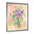 Impression argent sur toile encadrée