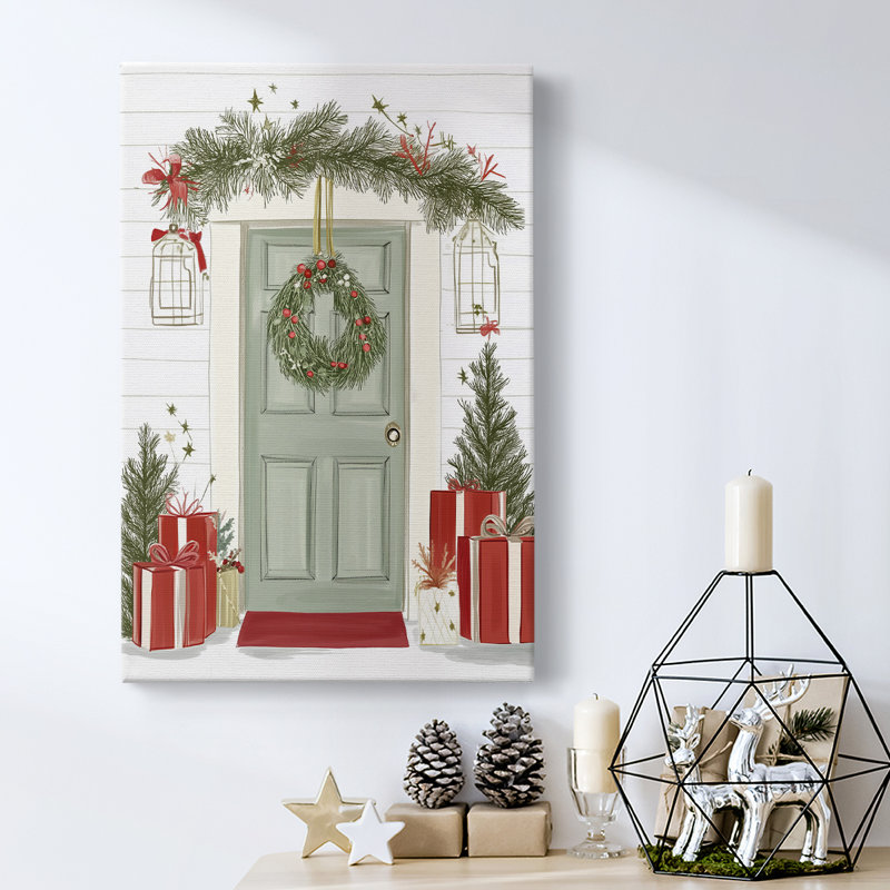 Art des Fêtes de Noël - Toile tendue avec châssis CCLXII, H 36 po x l 24 po