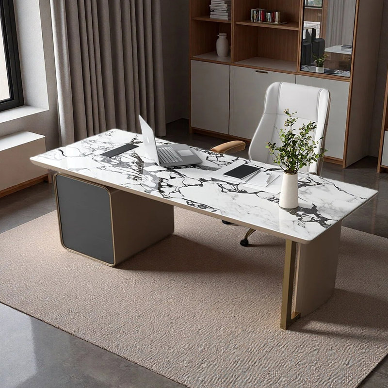 Bureau moderne haut de gamme, 29.53" H x 78.74" W x 31.5" D