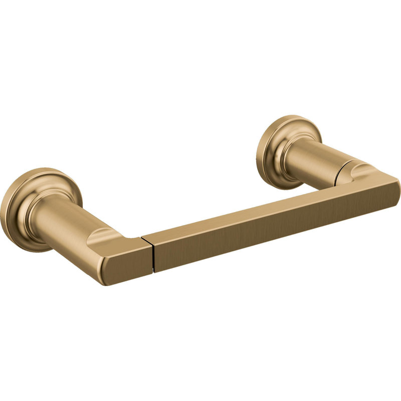 Tetra Pivot Arm Toilet Paper Holder Bath Hardware Accessory in Champagne Bronze, Champagne Bronze