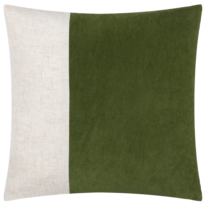 Alaistair Square Cushion Cover, Green