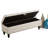 Delshawn Linen Upholstered Storage Bench-1615045306