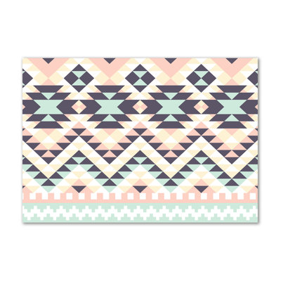 Ethnic Background - Wrapped Canvas Print