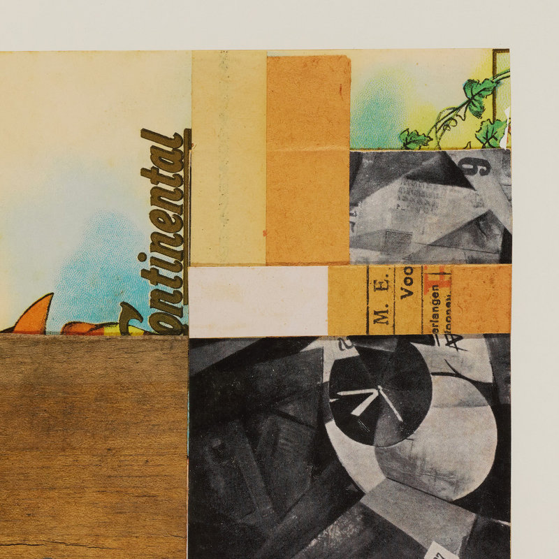Continental Ephemera by Kurt Schwitters, 40"H x 30"W