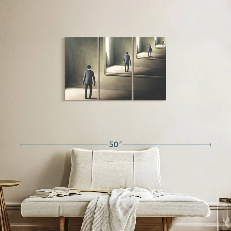 Kelan Infinite Man, 20" H x 33" W
