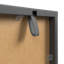 Armoire mobile 3 tiroirs Sign, ensemble de bureau 3 pièces, bureau d'écriture 59 "avec pieds en acier et bibliothèque à 3 tablettes, gris mat / hickory Jackson-132209687