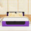 Grand lit plateforme tapissier avec tête de lit et rangement relevable-1178243714