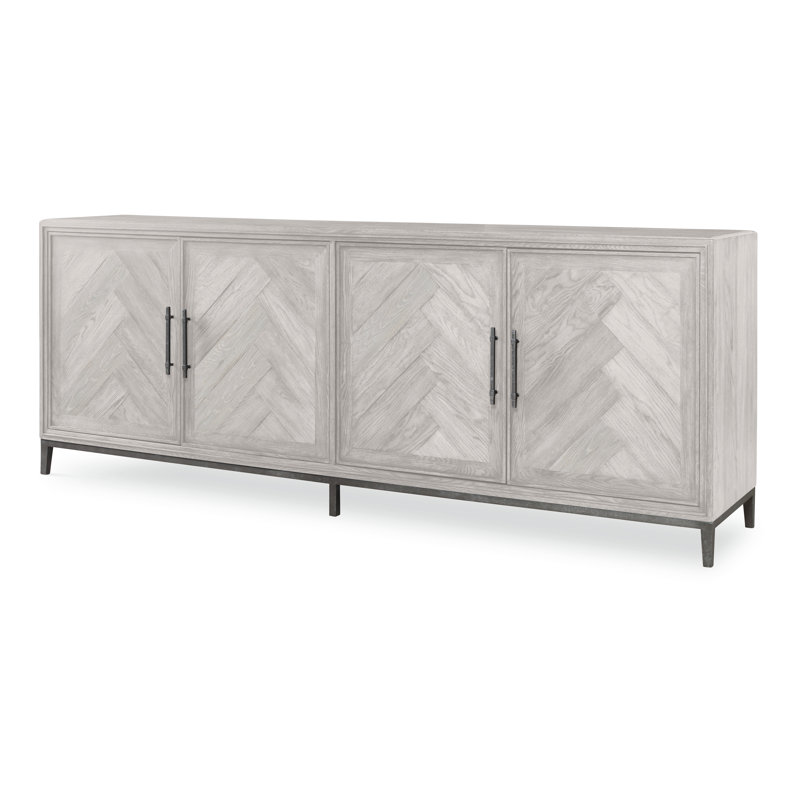 Camden 96'' W Sideboard, White Rustic