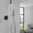 10-Inch Round Ceiling Mounting Shower System-55047589