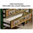 Green Solid Birch Wood Hand-Painted Rectangular Console Chest
