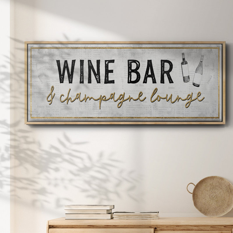 Champagne Lounge- Framed Canvas