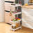 Puck 87.5cm H x 39cm W Utility Cart with Wheels-818001003
