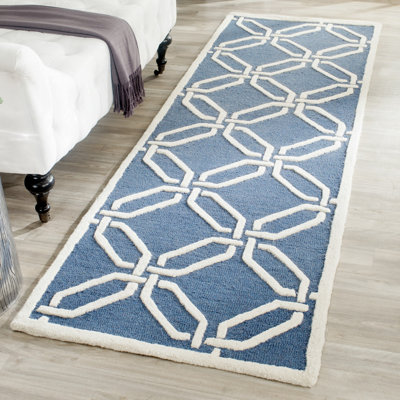 Deedgra Hand Tufted Wool Geometric Rug