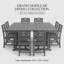 Tables portatives portatives, table se pliante moderne de 37,8 pouces de Hdpe pour diner