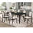 Alexander Black Rectangular Extension Leaf Dining Table
