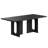 63-Inch Dining Table for 4-6 People, Rectangular Kitchen Table with Thickened Top