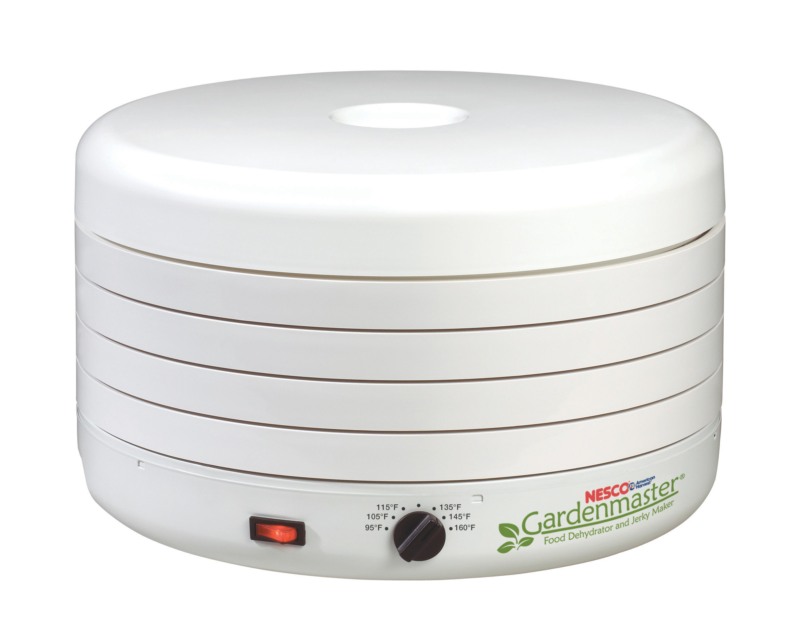 Gardenmaster 4-Tray Expandable White Food Dehydrator with Temperature Control Gardenmaster 4-Tray Expandable White Food Dehydrator with Temperature Control