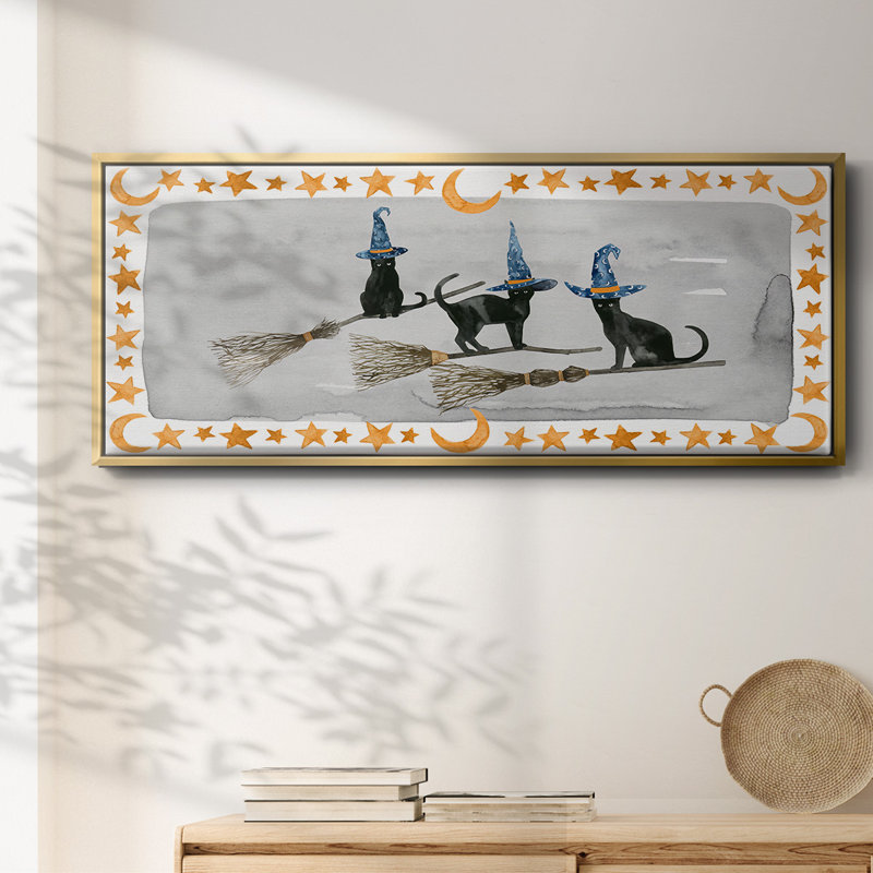 Collection «Black Cat» - toile encadrée, H 12 po x l 30 po
