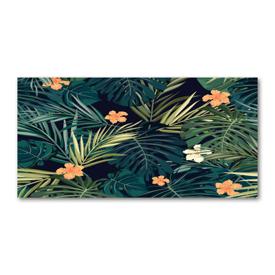 Tropical Leaves - Wrapped Canvas Print
