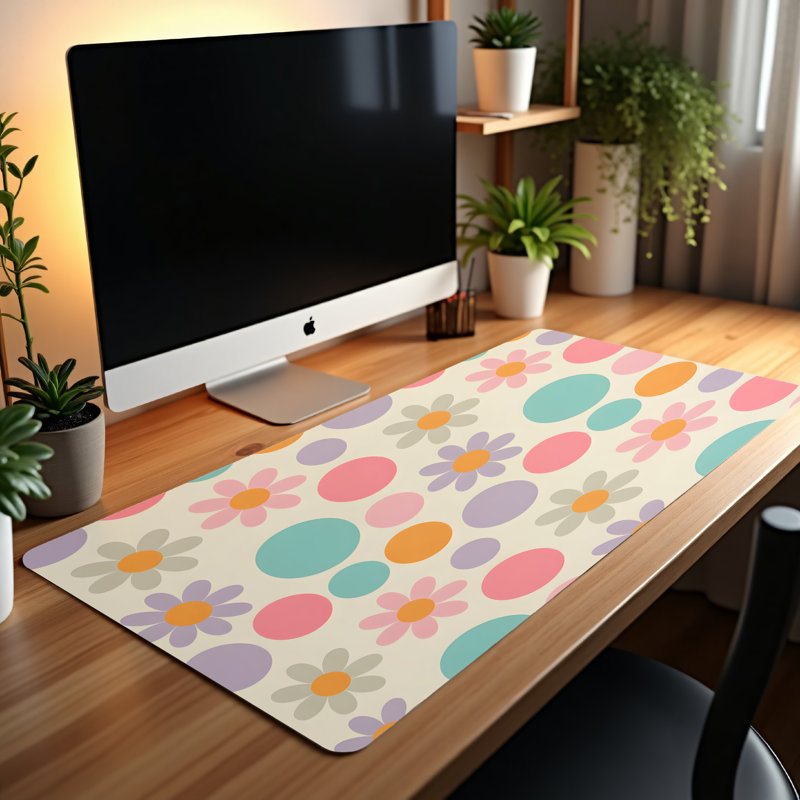 Polyester Desk Pad, 31.5x15.5