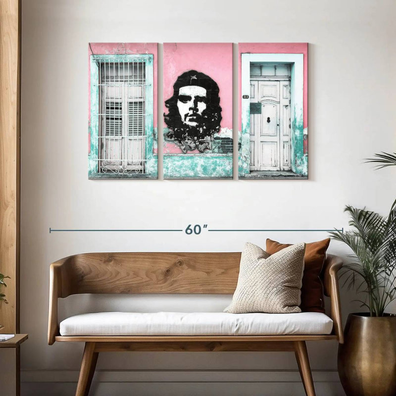 Lilie Cuban House, 28" H x 45" W