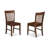 5 Piece Dining Set Includes a Rectangle Dining Table with Butterfly Leaf and 2 Kitchen Chairs with 2 Benches, Mahogany