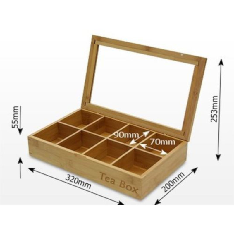 Natur Pur Washington Bamboo Tea Box