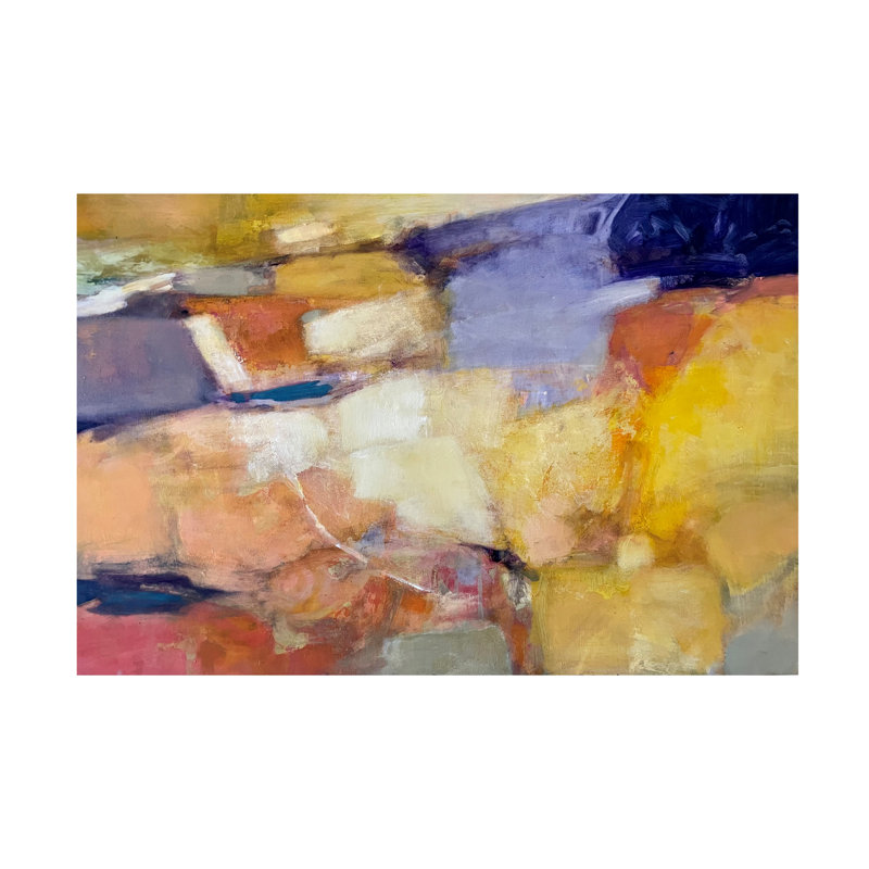 Art sur toile noir, Julia Purinton, H 12 po x l 19 po