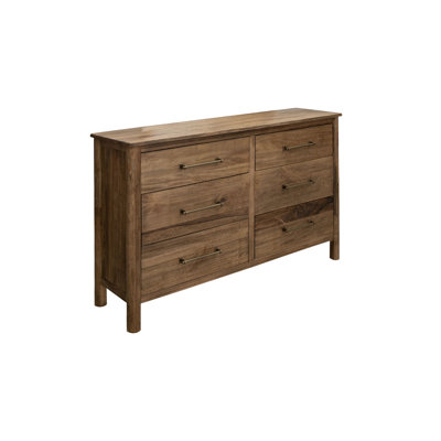 Commode 6 tiroirs Quinn (MIROIR NON INCLUS)