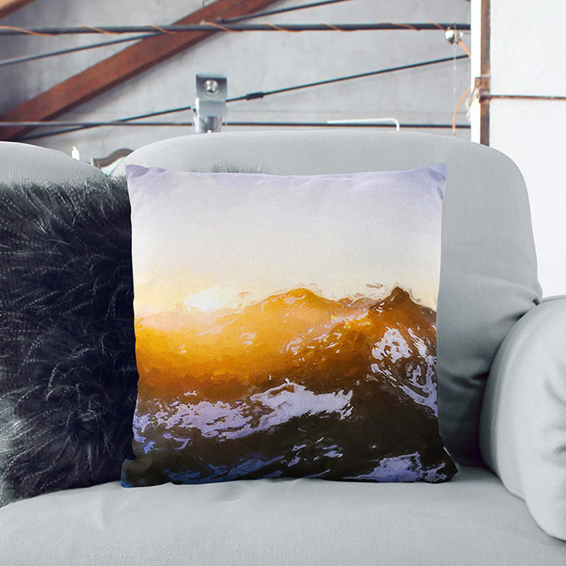 Square Throw Cushion, 55cm H x 55cm W x 20cm D